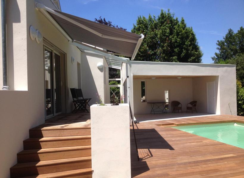 Accès terrasse bois intermédiaire