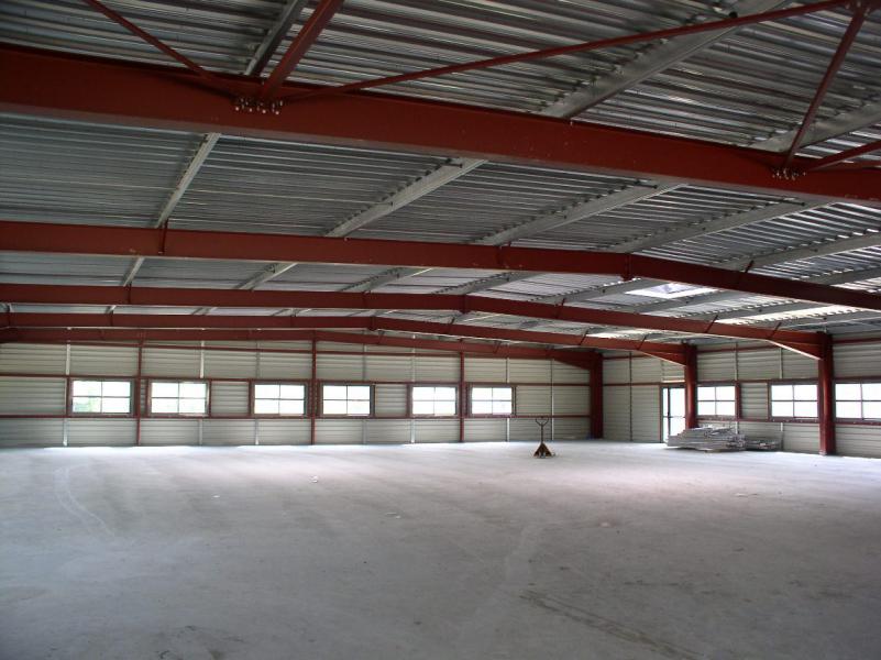 Durant les travaux-structure métallique