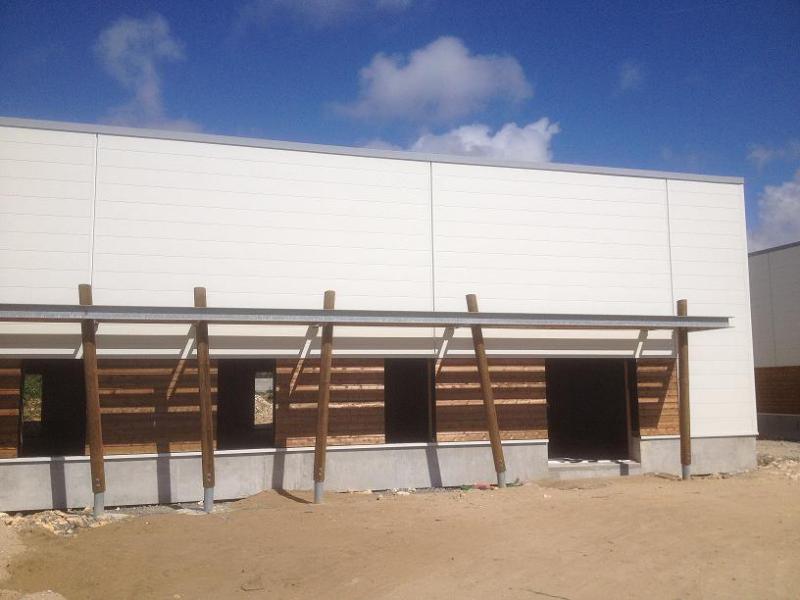 Pose du bardage bois