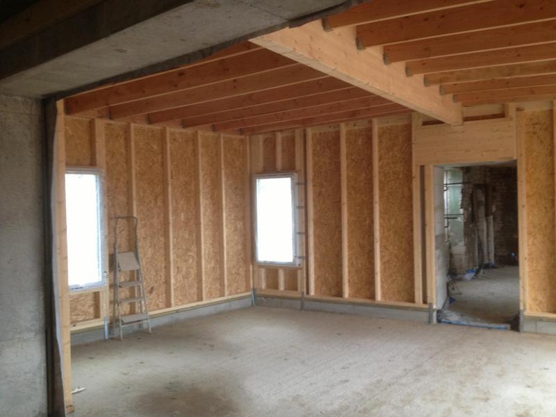 Extension bois du séjour