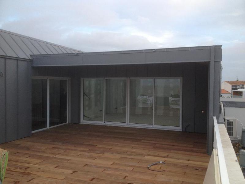 Mise en place de la terrasse bois