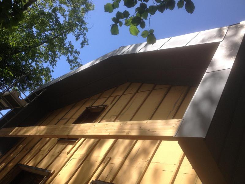 Bardage bois et zinc