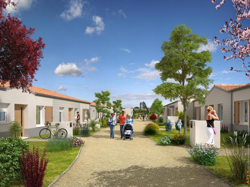 Vue perspective - Allée centrale